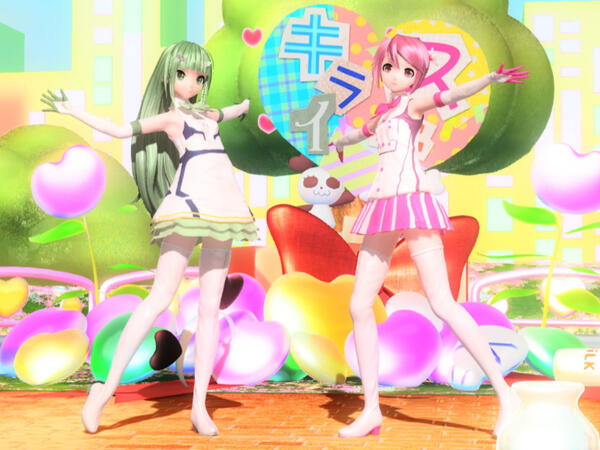 Kobayashi Matcha (L) and Masaoka Azuki (R), available in Vocaloid Module Pack